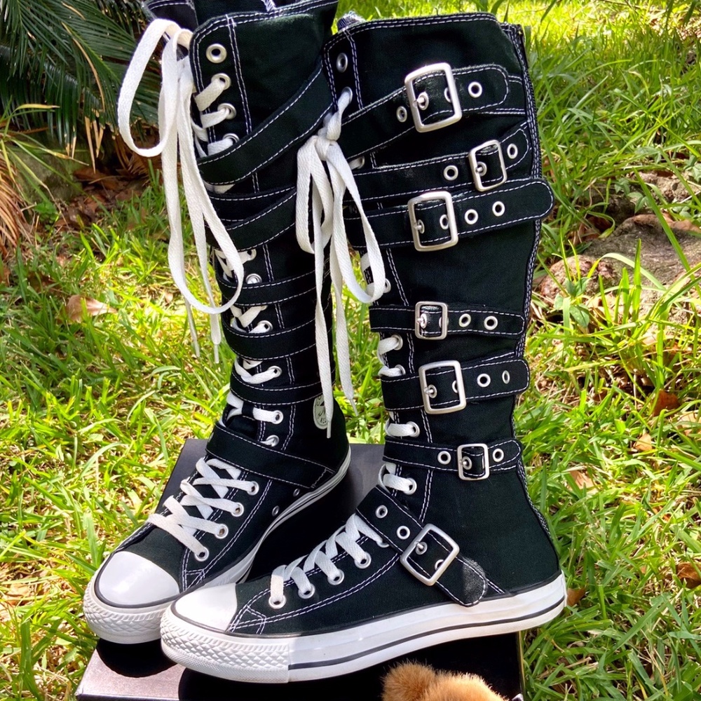 (Looking for only!!!) Buckled Converse Knee high